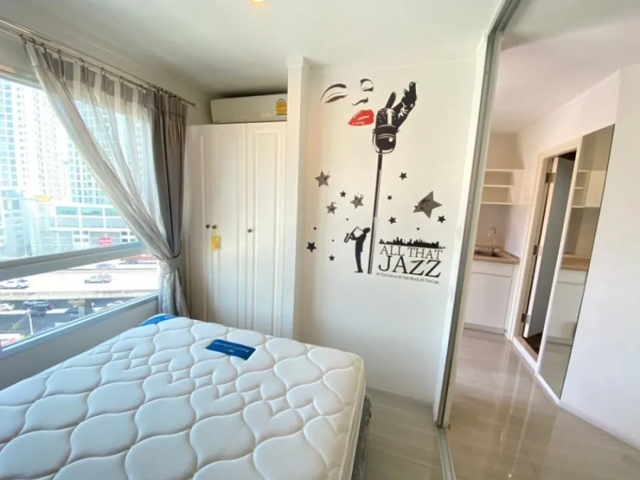 For rent!! Lumpini Park Condo Rama 9-Ratchada, beautiful room, luxuriously decorated in a vintage style. Hurry and reserve now. Don't miss it!!