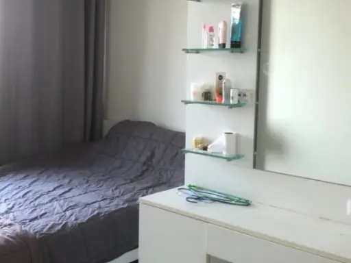 Condo for sale or rent, Sammakorn S9 Condominium, highest floor of the building, no blocking buildings, fully furnished, don't miss it.