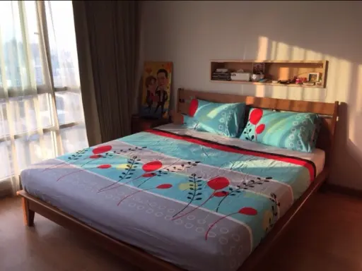 Urgent sale!! Condo U Delight @ Huai Khwang Station, 18th floor, Building D, beautiful room with furniture, don't miss it!!