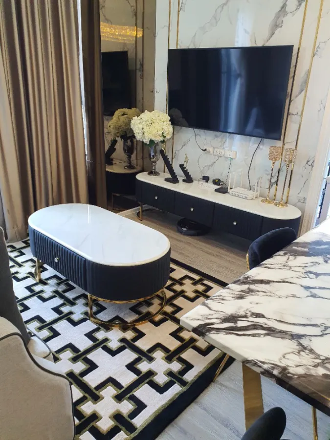 For sale/rent: Condo Knightsbridge Collage Ramkhamhaeng, 15th floor (corner room), fully furnished, ready to move in immediately!!