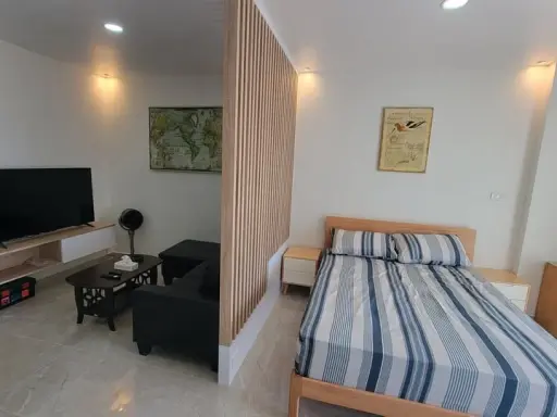 ให้เช่า View Talay Jomtien Condominium ห้องชั้นสูงพร้อมเข้าอยู่ เฟอร์พร้อม ห้องกว้างขวางอยู่สบาย จองเลย