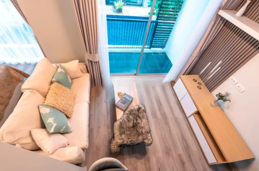 ขาย A Space Sukhumvit 77 ห้องสวย ดีไซน์เรียบง่าย พร้อมอยู่ เฟอร์ครบ บรรยากาศสงบ