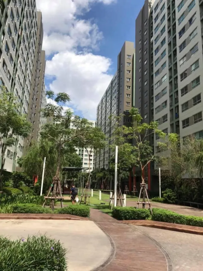 Condo for sale, Lumpini Park Nawamin-Sriburapha, beautiful room, fully furnished, good view, cheap price