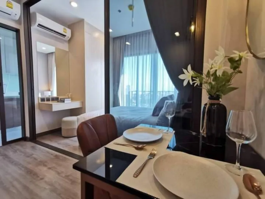 For rent, Urbano Ratchawithi, beautiful room, built-in, full, great price, river view, I can tell you that you will regret it if you miss it.