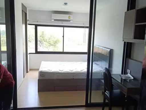 Urgent for rent !! Weir7 Condo, Bangna by Apasiri, corner room, good location, full of electrical appliances, don't miss !!