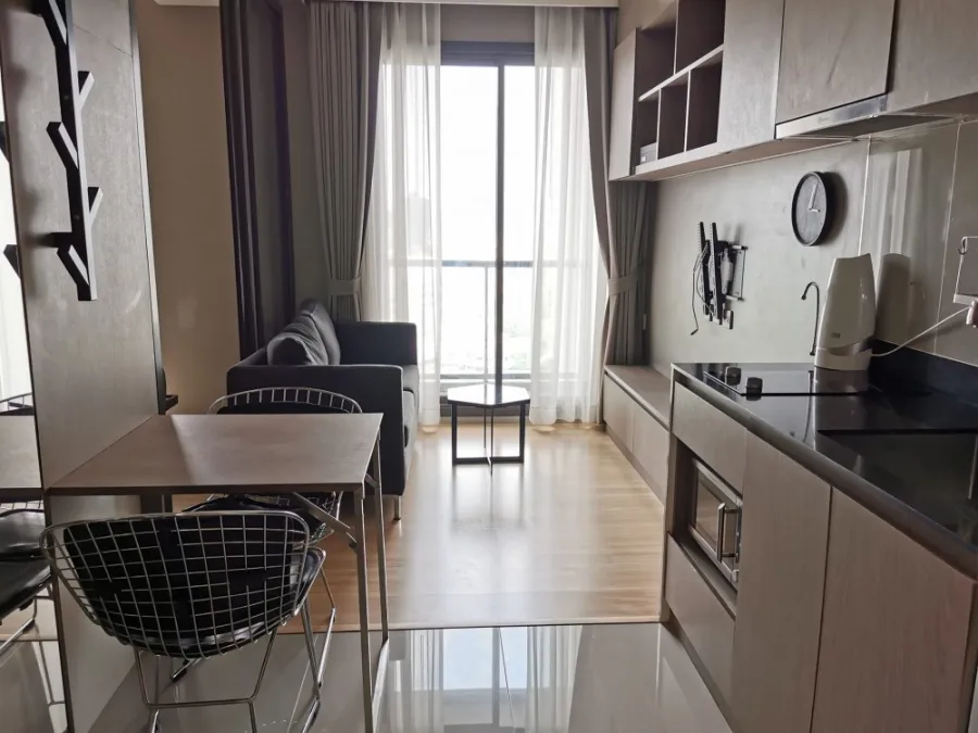 Condo for sale, M Chatuchak, decorated room, built-in, very beautiful, very livable, everything is complete, pets can be accommodated, hurry to reserv