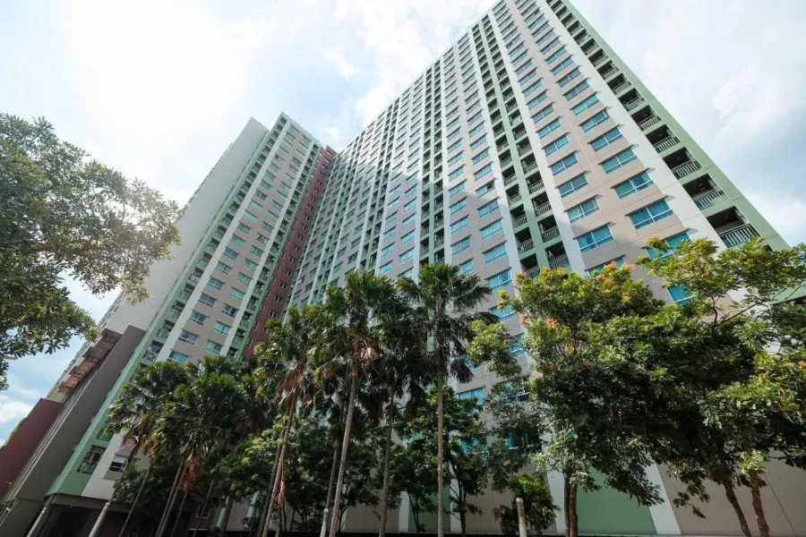 Condo for rent, Lumpini Place Srinakarin-Hua Mak Station, well-separated rooms, reasonable price, hurry and reserve now.