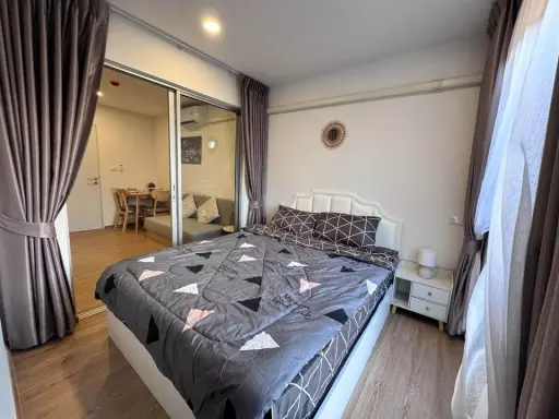 For rent: Sena Eco Town Rangsit Station, 7th floor, fully furnished room, nice to live in, reserve now before it's gone, hurry!