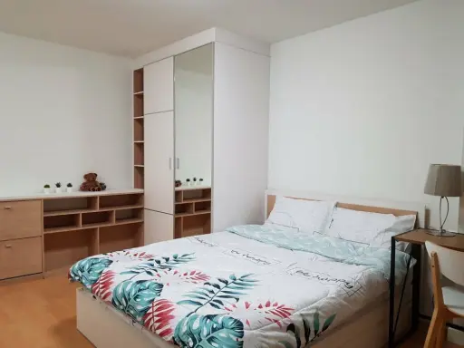 มายคอนโด สุขุมวิท 81 ห้องสตูดิโอ 25 ตร.ม ชั้น 5 วิวสวยไม่มีตึกบังเฟอร์นิเจอร์ครบ พร้อมอยู่ รีบจองเลย images