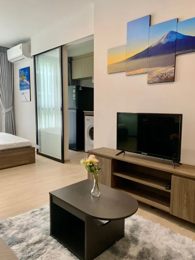 For rent: Nue Core Khu Khot Station, 2nd floor, fully furnished, very comfortable. Book now!