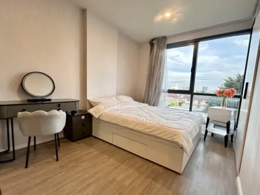 For rent!! Blue Sukhumvit 105, 4th floor, fully furnished, just bring your bags and move in, convenient transportation, don't miss it!!