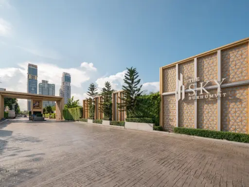 Urgent sale !! The Sky Sukhumvit Condo, good location, convenient transportation, near BTS Udom Suk, book now !!