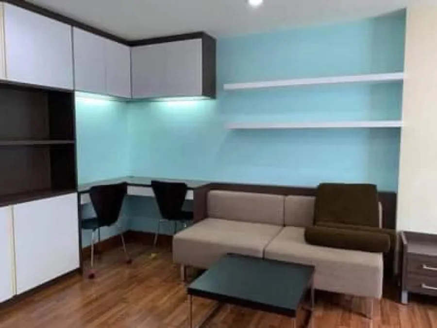 Condo for sale/rent, Atrium Phahon-Sutthisan, 7th floor, pool view. Fully furnished with wallpaper. Very nice.