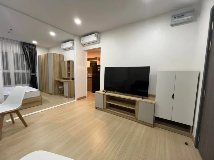For rent - Supalai Veranda Ramkhamhaeng, spacious room, comfortable, 20th floor, high view, complete here, hurry and reserve.