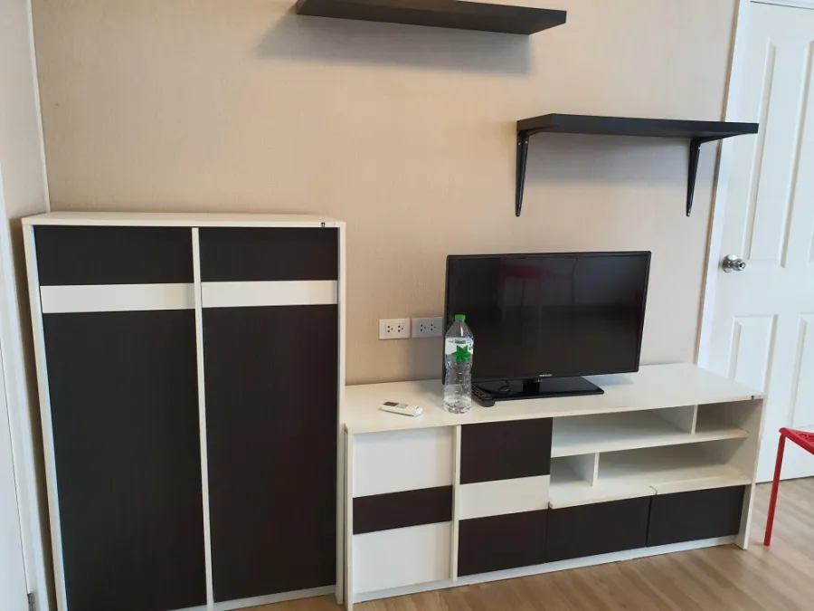 For rent, Plum Condo Phahon Yothin 89, Phase 1, 2nd floor, fully furnished and electrical appliances. Book now.