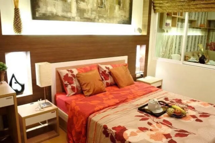 For rent Life @ Ratchada-Huaikwang. This room is very beautiful, decorated with tone control, very well decorated, very dimensional, book now.