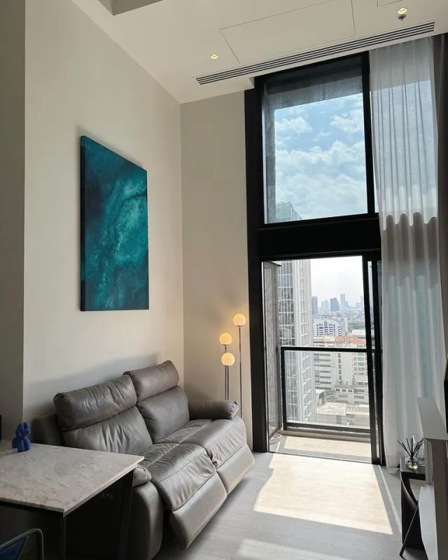 ขาย คอนโด The Loft Silom ห้องสองชั้น ตกแต่งสวย สไตล์โมเดิร์น เครื่องใช้ไฟฟ้าครบ จองเลยจ้า