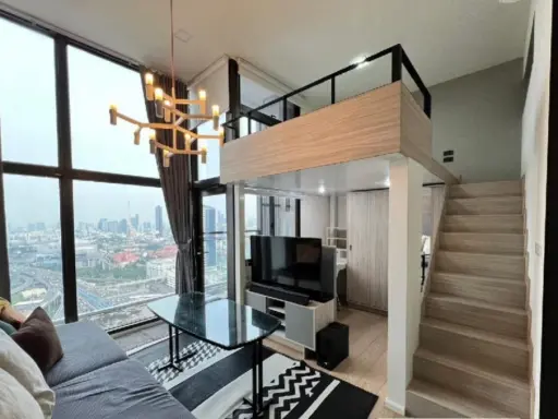 ให้เช่าด่วน!! คอนโด ชีวาทัย เรสซิเดนซ์ อโศก ชั้น 28 ห้องดูเพล็กซ์ ตกแต่งสวยครบพร้อมอยู่ ห้ามพลาด!!