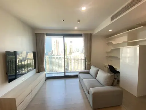 Condo for rent: Pyne by Sansiri, spacious room, lots of usable space, 28th floor, high view, hurry and book now!