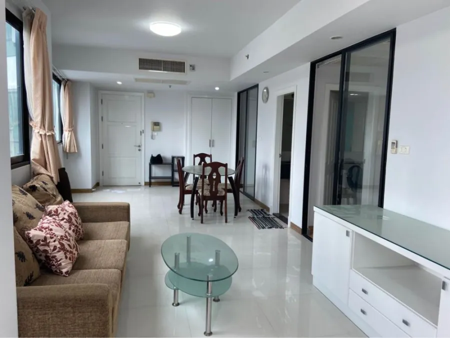 Condo for rent, Supalai Premier Place Asoke, 1 bedroom, large size, ready to move in, near the university, don't wait!