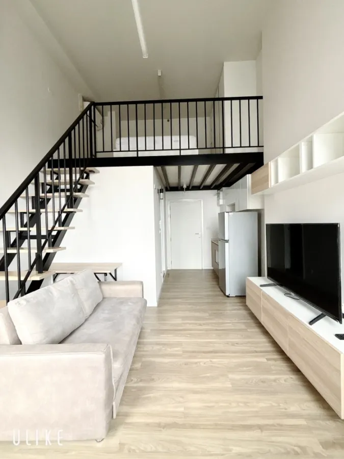 Blossom Condo @Fashion Beyond for rent, North side, 16th floor, Sanook Park/Fashion Island view, no sunlight, reserve now.