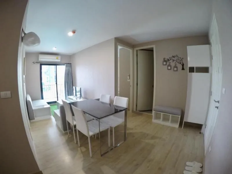 For rent, The Parkland Petchkasem-Thapra, 2 bedrooms, pool view, cool breeze, very good atmosphere, rent now.