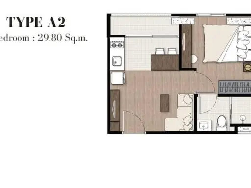 Down payment for sale, The President Charan - Yaek Fai Chai Station, 8th floor, nice room, reserve first and get it first. images