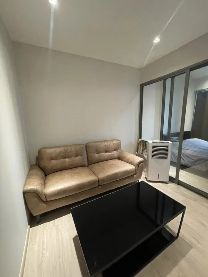 Condo for rent, Whizdom Station, Ratchada-Thapra, 19th floor, clear view, no block, fully furnished room, hurry to reserve.