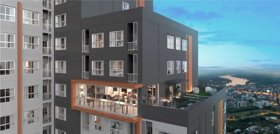 Niche id @ Pakkret Station for rent, city view, room is not hot Wear white tones that are comfortable on the eyes. High class is good, fast, slow.