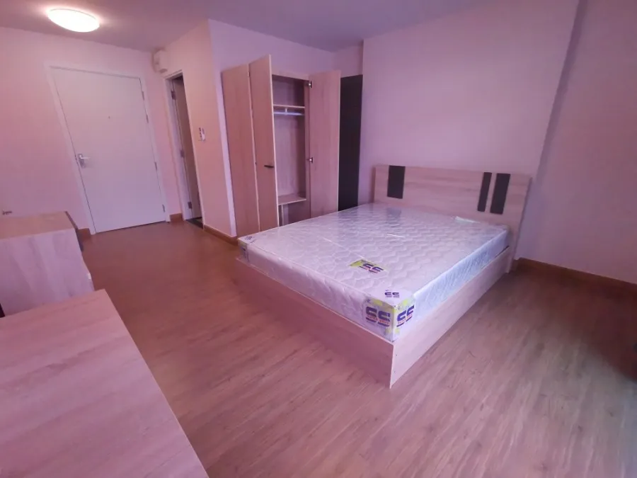 For rent Plum Condo Paholyothin 89 ห้อง Studio ชั้น 3 มาพร้อมที่นอนอย่างดี น่านอนสุดๆ ต้องจองแล้วจ้า