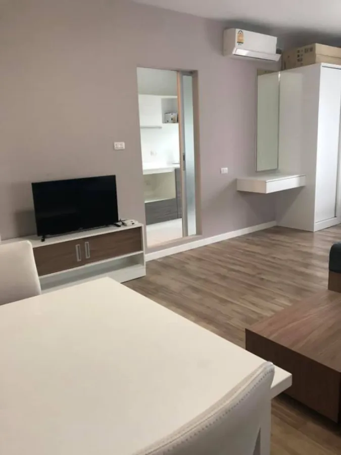Sale D Condo Campus Rangsit Phase 2 corner room, outside view, very spacious room, very usable area Don't miss it