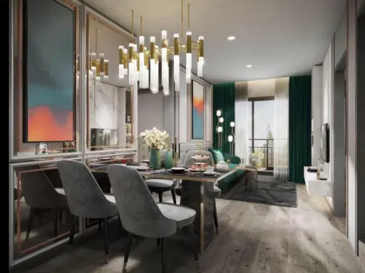 Condo for sale, rent, Aspire Asoke-Ratchada ** New condo in the heart of the city, affordable price.