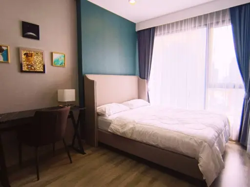 Condo for rent, Ideo Mobi Asoke, high floor, beautiful view. The atmosphere is very good. Don't wait. Book now!!