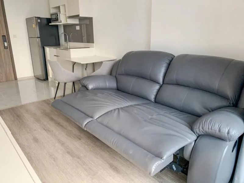 Urgent for rent !!! Ideo Mobi Sukhumvit 66 Condo, beautiful view, good location, fully furnished Ready to move in !!!