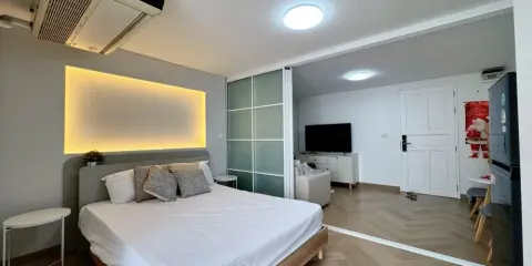 ให้เช่า Ratchada City 18 ห้องแต่งสวยคุมโทน บิวท์อินเฟอร์นิเจอร์อย่างดี ทำเลดี จองด่วน