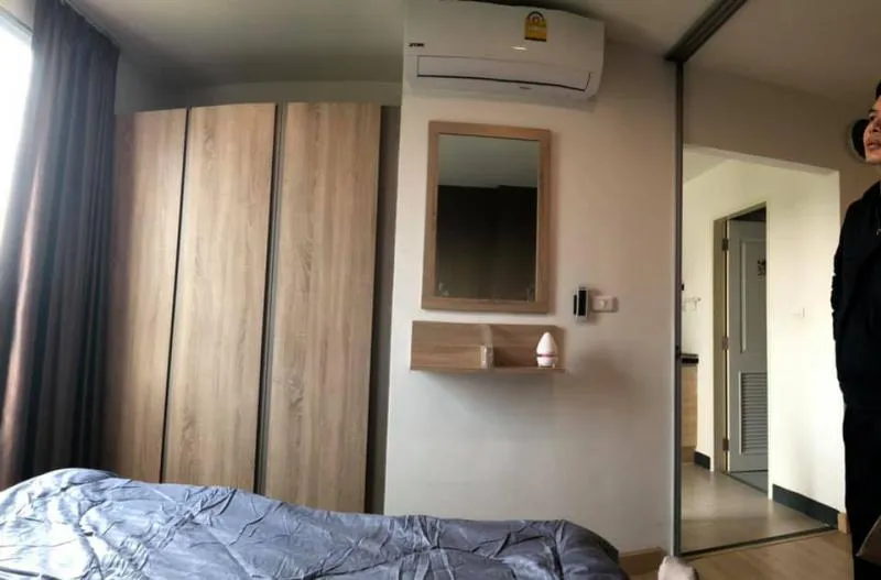 Urgent for rent !! Condo The Niche ID Serithai, beautiful room, beautiful decoration, clear view Ready to move in, don't miss !!