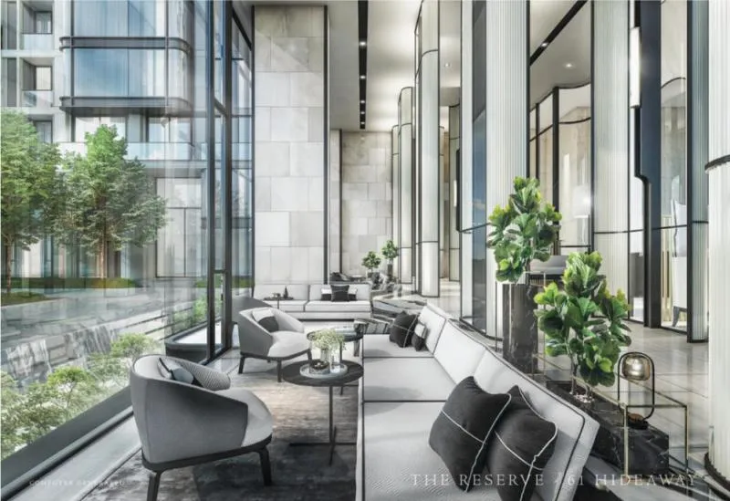Selling a reservation, the reserve 61 hideaway, corner room, very good view, like a private garden Buy now the future, the price will definitely increase.
