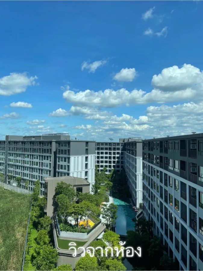 D Condo Hideaway รังสิต ให้เช่า ห้องสตูดิโอ วิวสวย มองเห็นสระว่ายน้ำแจ่มๆ แถมเฟอร์ครบสุดๆ จองด่วนจ้า
