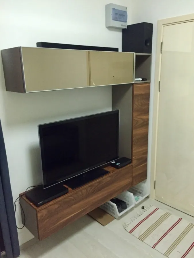 For rent, Aspire Lat Phrao 113, 7th floor, beautiful view, fully furnished room, ready to move in. Hurry and reserve now before it slips away.