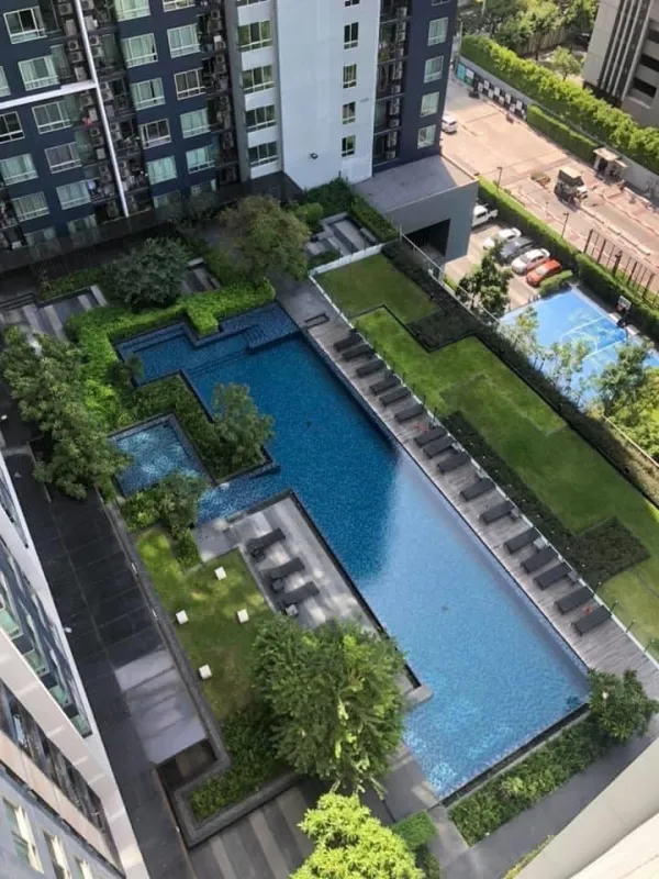 ขายคอนโด The Base Sukhumvit 77 ห้องวิวดีที่สุด ชั้น 28 เฟอร์ครบชุด จองได้เลยจ้า ด่วนๆ