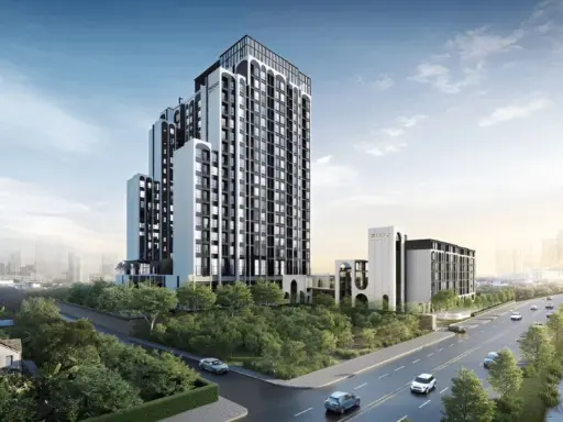 Selling down payment for Modiz Vault Kaset-Sri Pathum, Building A, 6th floor. Excellent location with view of the common area and swimming pool. Great