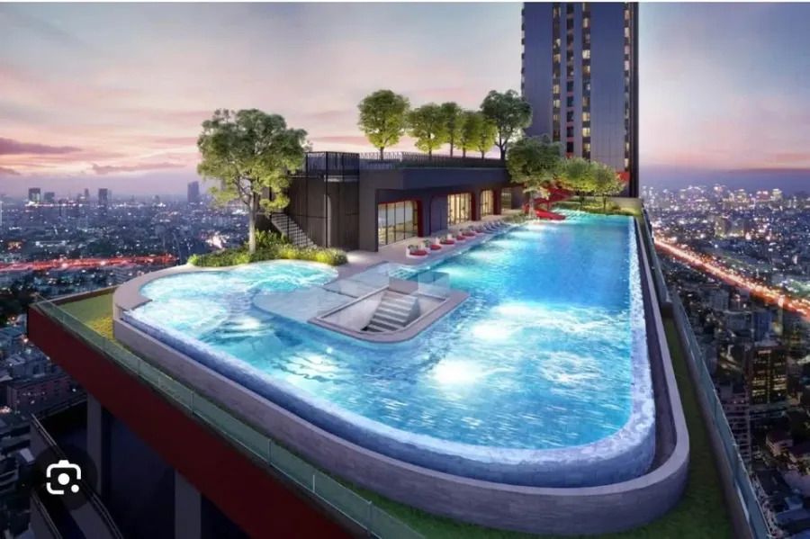 ขายดาวน์ Aspire Huai Khwang ห้องอยู่ชั้น 25 สูงมากๆ รับลมดีสุดๆ รีบจับจองเลยจ้า