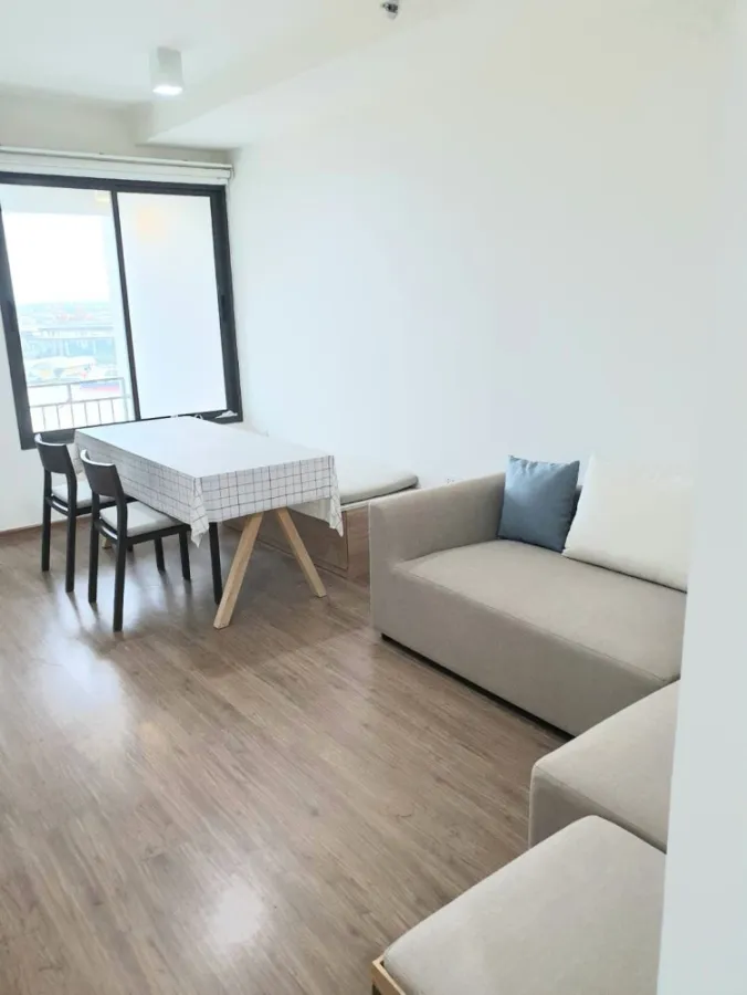 For sale, rent, U Delight Residence, Riverfront Rama 3, high floor, Chao Phraya River view, fully furnished, if interested, book now.