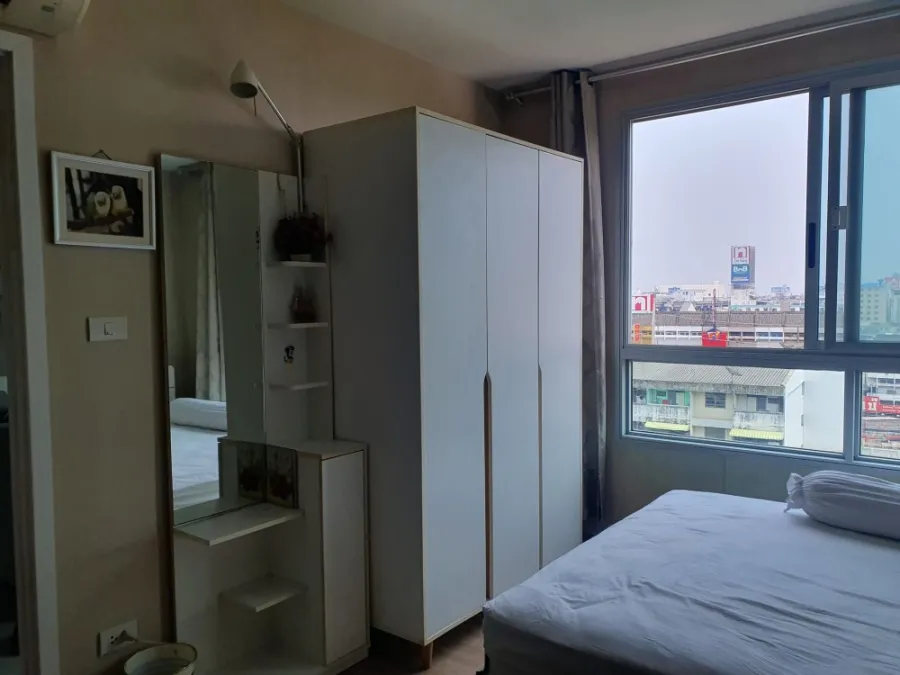 For Rent Plum Condo พหลโยธิน 89 ชั้น 7 ห้อง STUDIO ตกแต่งด้วยเฟอร์สีขาว สบายตา ห้ามพลาด