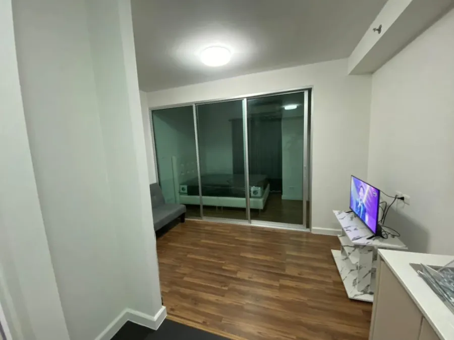 Condo for rent, A space me Rattanathibet, studio room, fully furnished, complete with electrical appliances, don't miss it