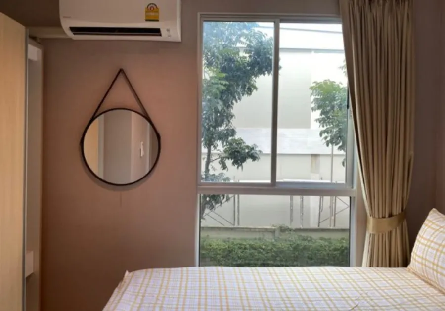 Beautiful room, satisfying tenants. It has arrived. Good price. Fully furnished. Ready to move in. Book now at Plum Condo Chokchai 4 for rent.