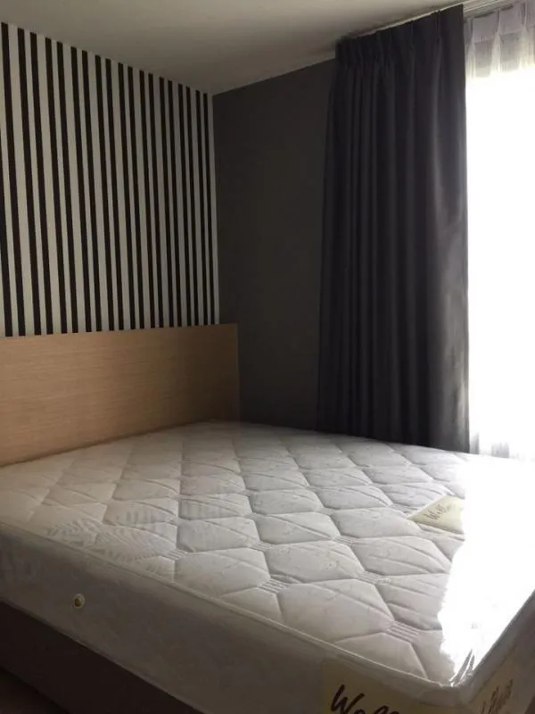 Condo for sale, U Campus Rangsit, decorated with beautiful wallpaper, 1 bedroom, 1 bathroom, fully furnished, ready to move in