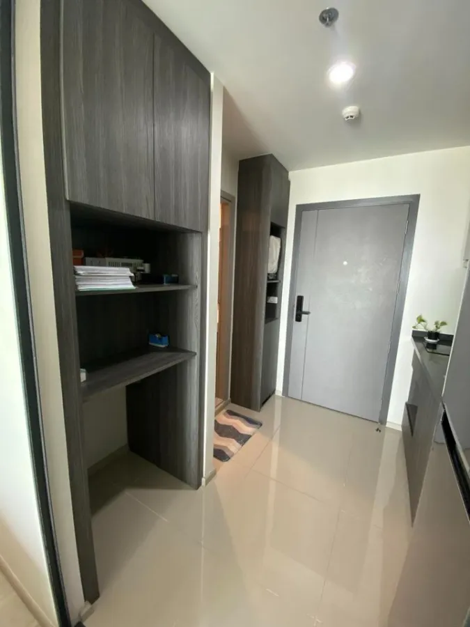 For sale Ideo Ratchada-Sutthisan, 18th floor, very beautiful view, fully furnished, good price, you must reserve now.