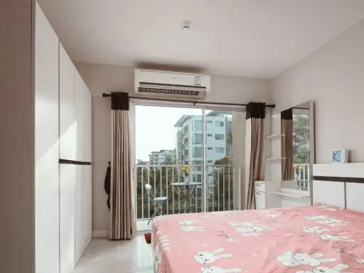 Condo for rent, Metro Park Sathorn, beautiful room, great view, complete with electrical appliances. If interested, hurry to reserve before it slips o