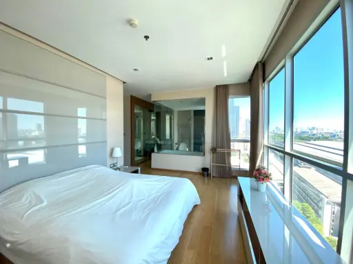For rent The Address Asoke, beautiful room, beautiful view, can't miss it, book now.